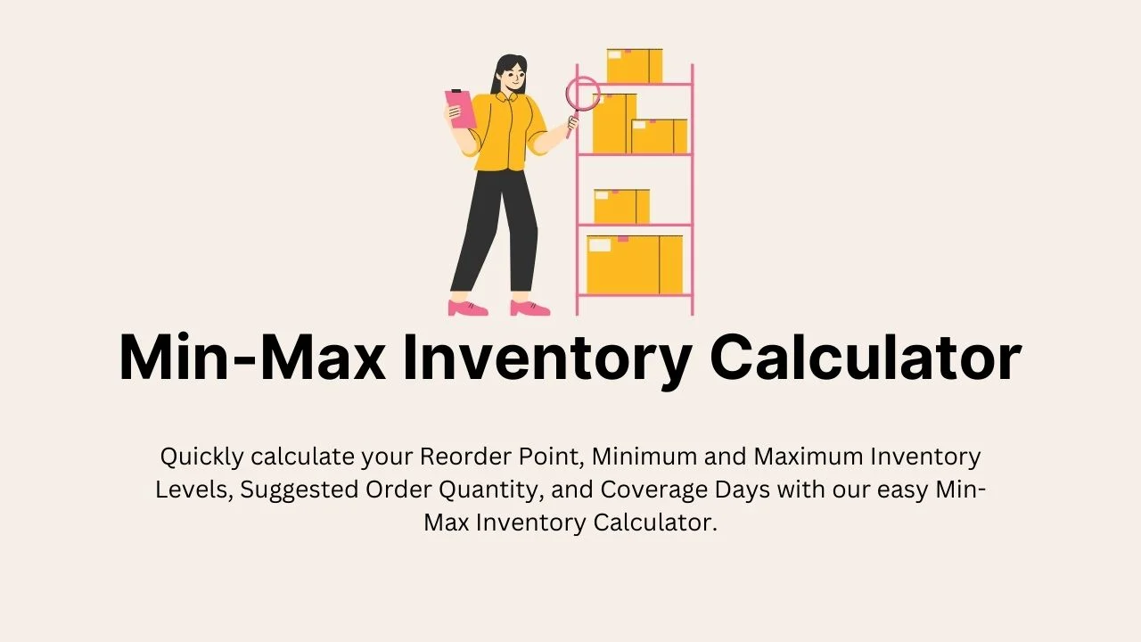 Min-Max Inventory Calculator