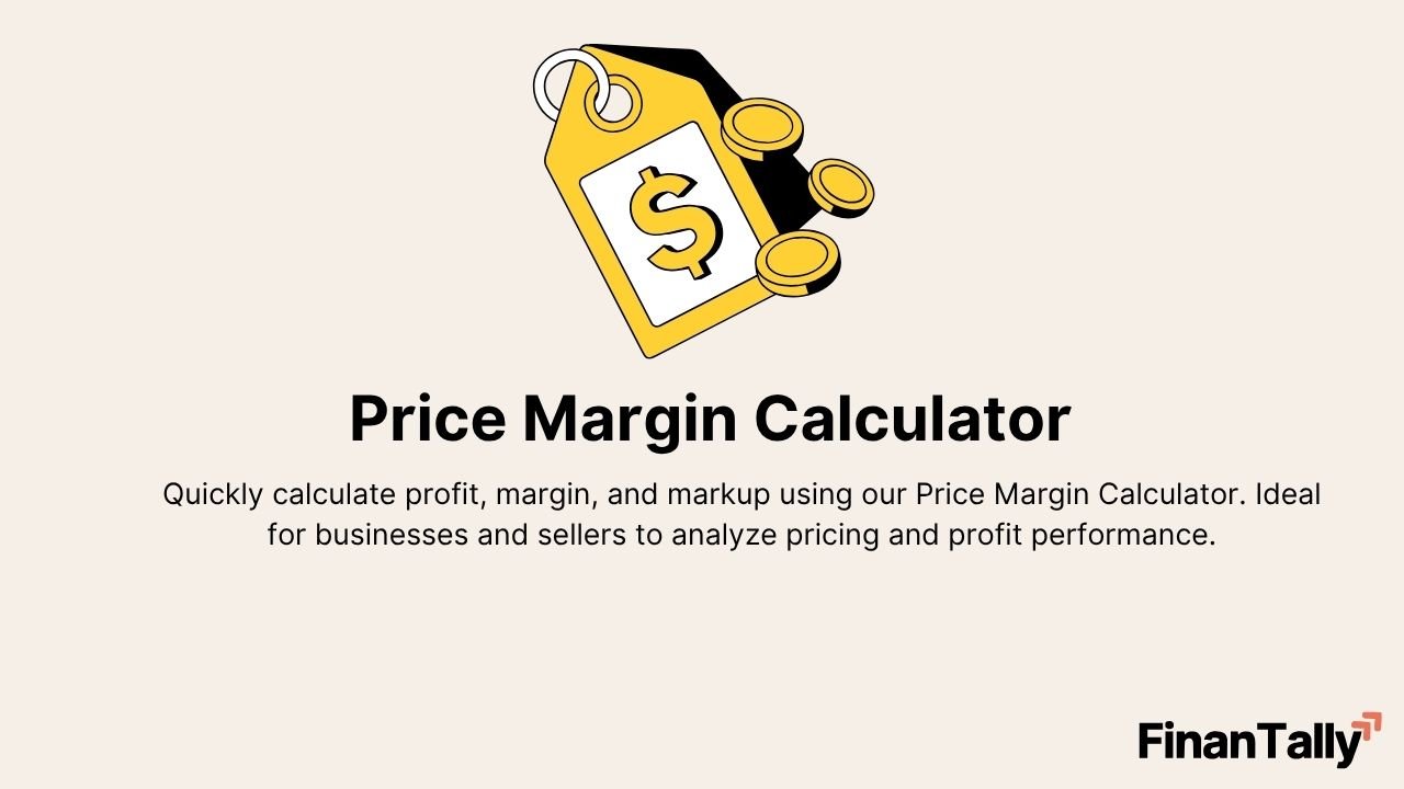 Price Margin Calculator - Calculate Profit, Margin, and Markup Easily