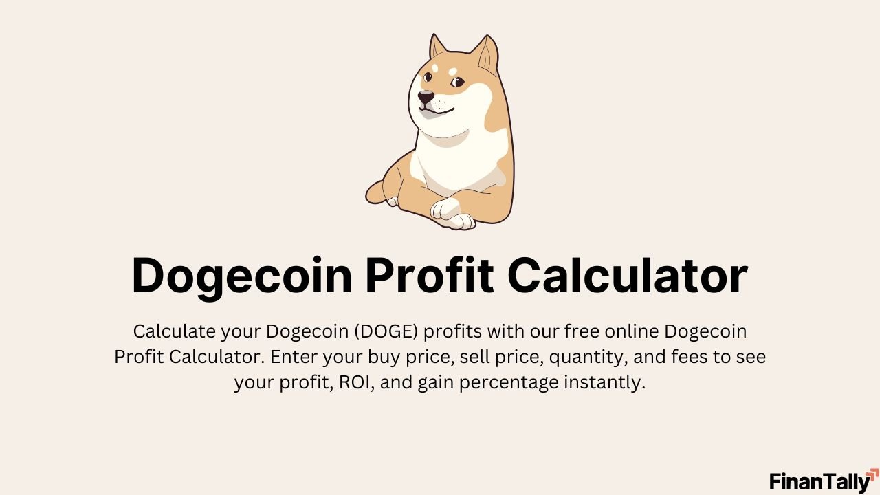 Dogecoin Profit Calculator - Calculate Your Crypto Gains Instantly!