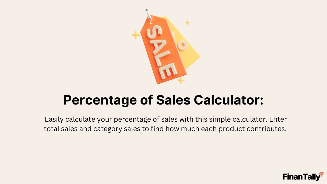 Percentage of Sales Calculator