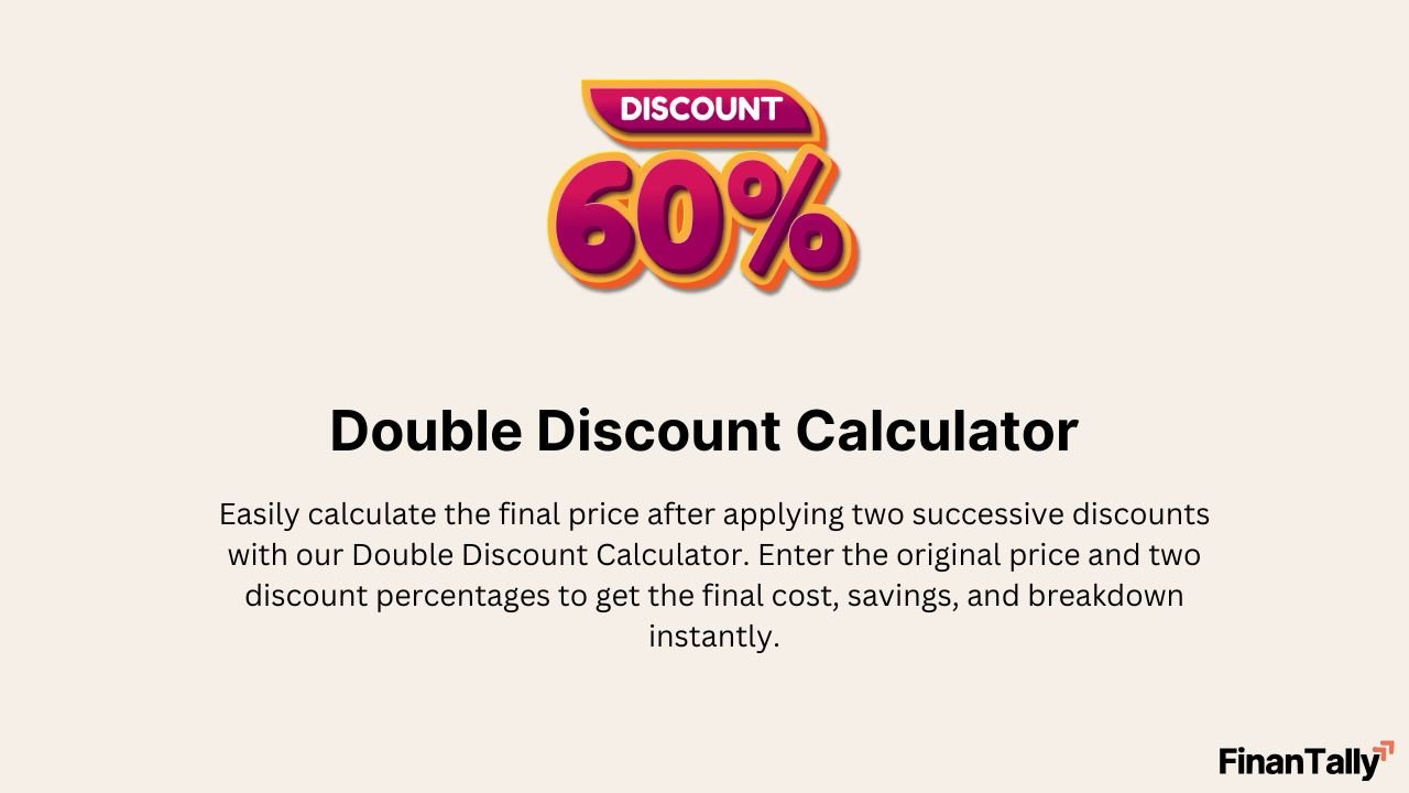 Double Discount Calculator