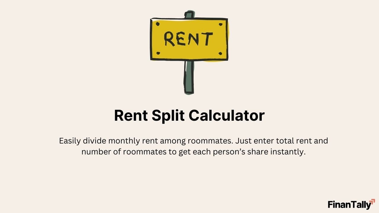 Rent Split Calculator – Easily Divide Monthly Rent